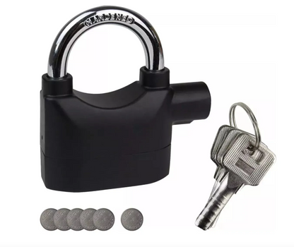 Candado Con Alarma Largo
